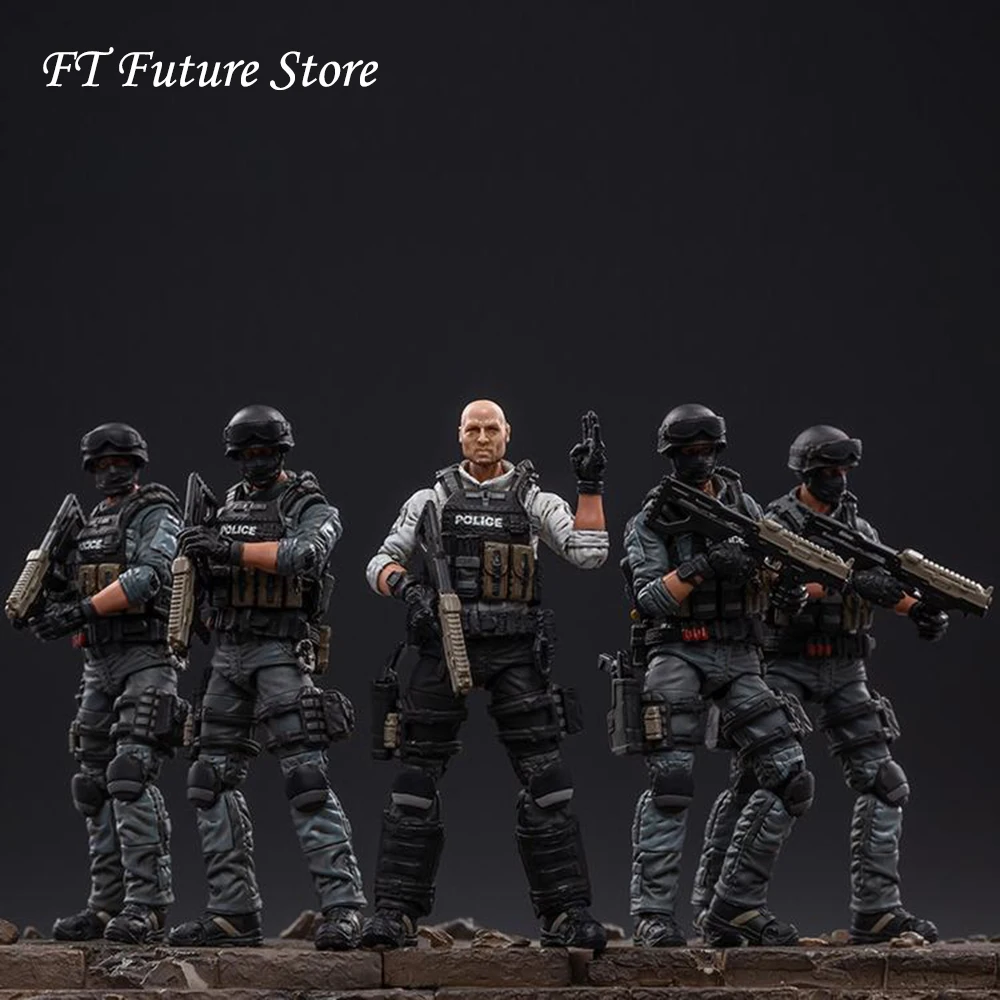Коллекционная игрушка JOYTOY масштаб 1/18 городской город полицейский экшн солдат