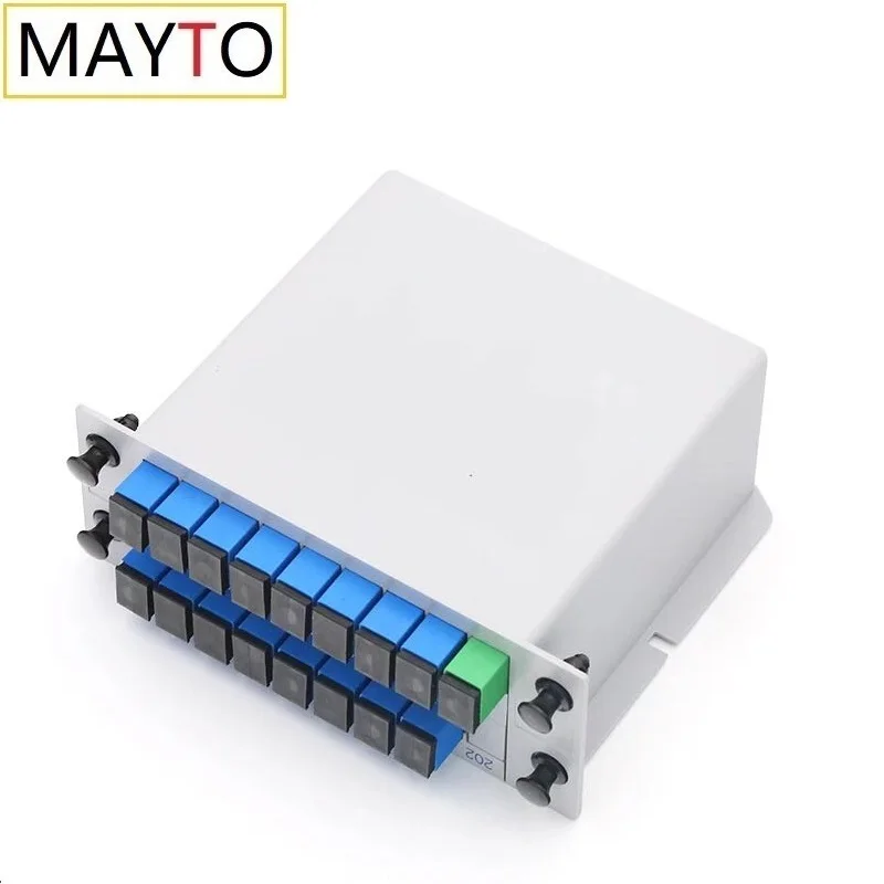 SC UPC PLC 1X16 Fiber Optic FTTH Splitter Box PLC Insert Sheet Type Fiber Optical Coupler Splitter Insertion Free Shipping 8 pcs fbt splitter sc apc abs box dual window 30 70 90 10 80 20 ratio optical fused coupler for ftth 1310 1550nm free shipping