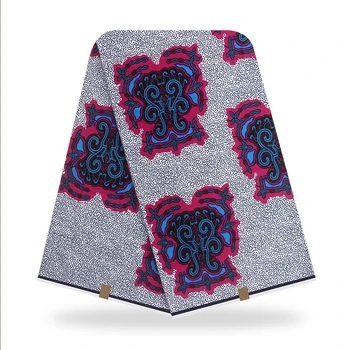

New Arrival Cotton African Wax Ghana Wax Fabric High Quality Angola Wax Printing For Clothes African Ankara Print Fabric Aso Ebi