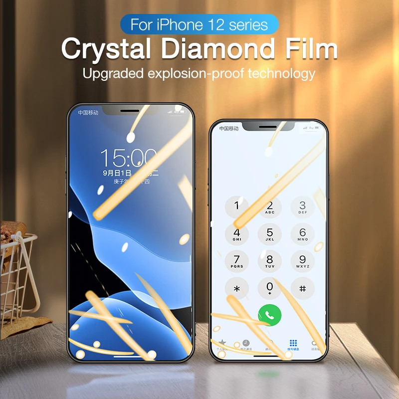 best screen guard for mobile Cafele 2 Cái 0.2Mm Bảo Vệ Màn Hình Trong Cho iPhone 12 Max Pro Mini Kính Cường Lực Full Cover Ốp Bảo Vệ Cho iPhone 13 Pro Max mobile phone screen protector