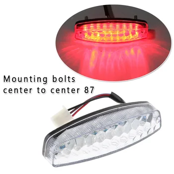 

DC12V 18LED Motorcycle Signal Light Red Rear Tail Lamp Stop Brake Light For Motorcycle Moped Scooter ATV