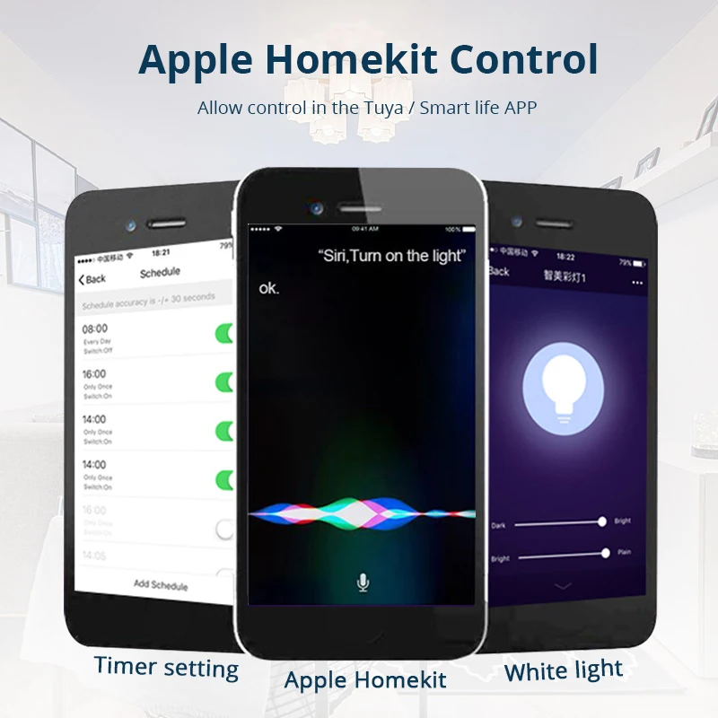 Zemismart Homekit WiFi Smart LED Downlight 4 Inch 9W 15W Round Ceiling Lamp RGBC