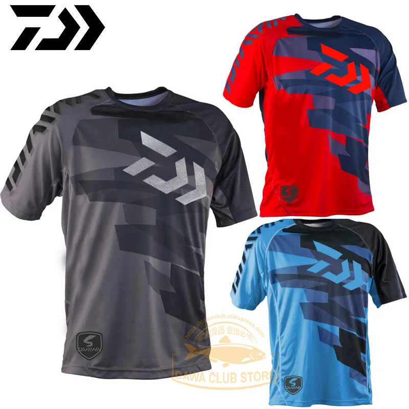 

2020 New Summer Fishing Jersey Quick Dry Short Sleeve Fishing Clothing Dawa Breathable Anti-uv Sun Fishing Shirt Fishing Clothes
