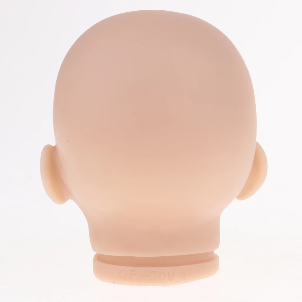 Soft Silicone Realistic Newborn Baby Doll Unpainted Head Sculpt Mold For 18inch Reborn Custom Kits Normal Skin Tone