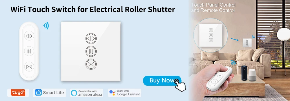 Remote Control Blind Shutter Tuya Smart Life EU WiFi Curtain