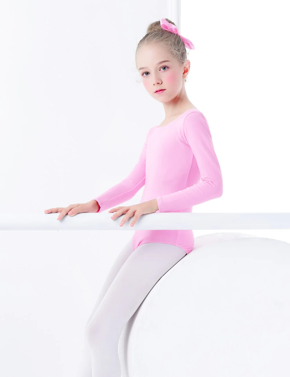 Ballet Leotards Kids Gymnastics Leotard Girls Dance Bodysuit Dancewear Dance Costumes Toddler Cotton Dance Leotard Short Sleeves