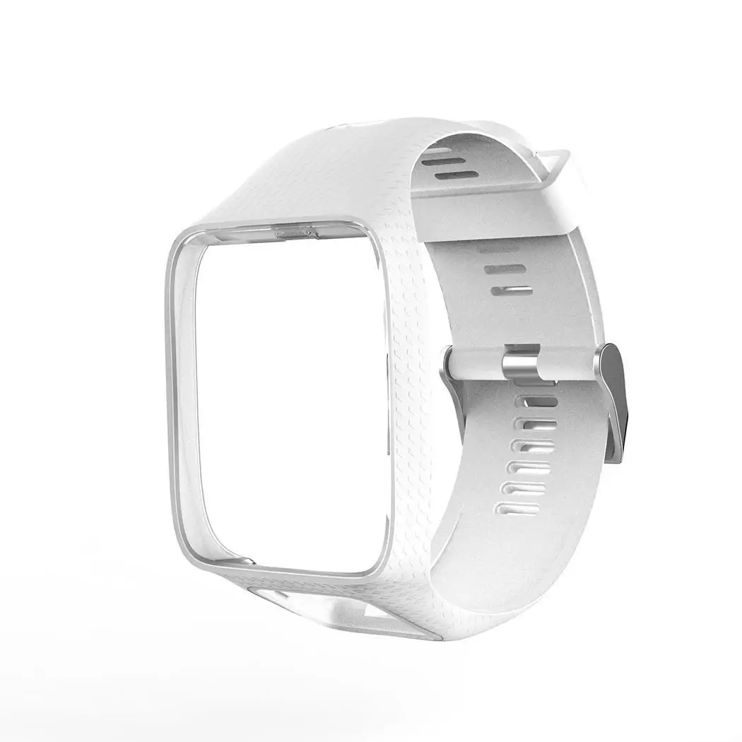 Силиконовый сменный ремешок для часов для навигатора TomTom 2/3 умные часы с GPS - Цвет: Sky Blue