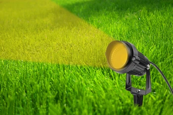 

Outdoor LED Garden Lawn Light 5w Landscape Lamp Spike Waterproof AC 85-245V Path Bulb Warm White Green Spot Lights