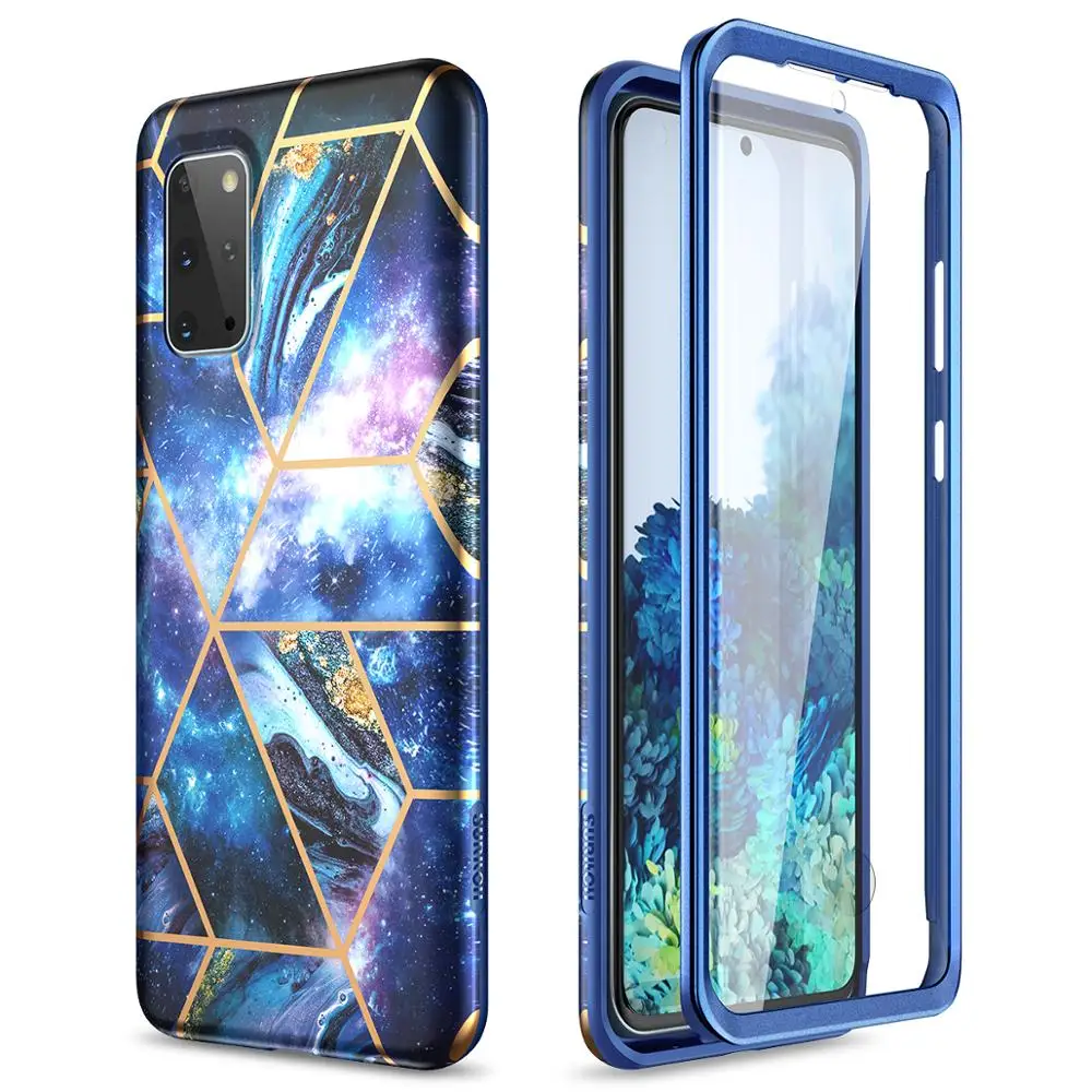 Чехол для Samsung Galaxy S9 S10 Note10 S20 Ultra Plus блестящий бампер защитный чехол встроенный