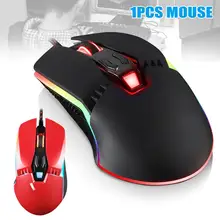 MOTOSPEED Проводная игровая клавиатура Мышь 4000 Точек на дюйм 4-Скорость Точек на дюйм регулировки RGB Подсветка для портативных ПК PUO88