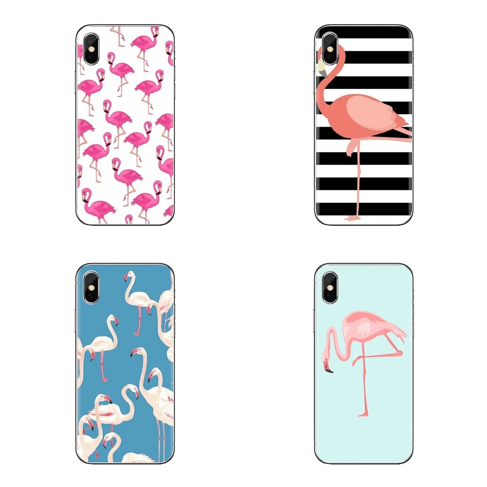 For Sony Xperia Z Z1 Z2 Z3 Z5 compact M2 M4 M5 E3 T3 XA Aqua LG G4 G5 G3 G2 Mini Lips Flamingo Transparent Soft Cases Covers |