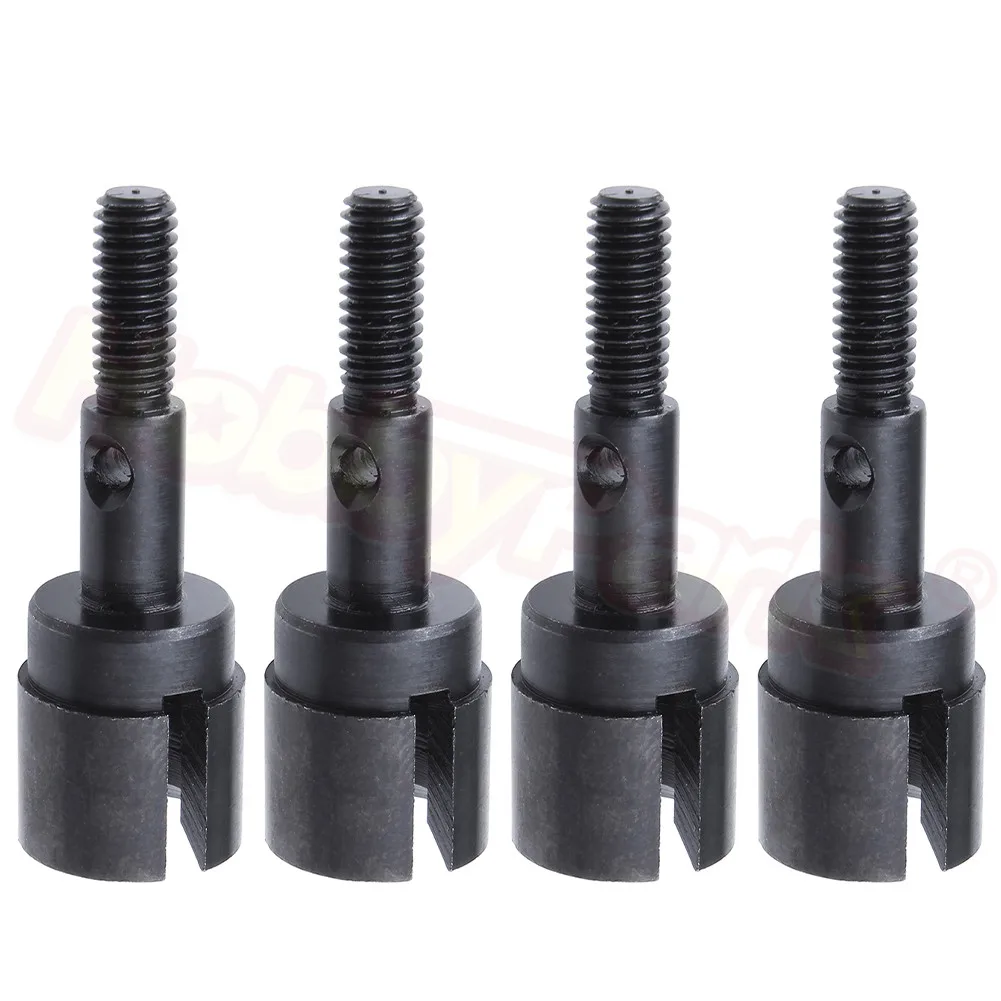 

Hobbypark 4pcs 02033 Metal Wheel Stub Axle for 1/10 Scale Redcat HSP Exceed Model Car Spare Parts