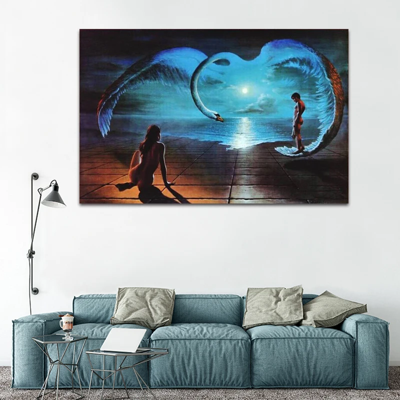 DIY colorings pictures by numbers with swan picture drawing Relief painting by numbers framed Home
