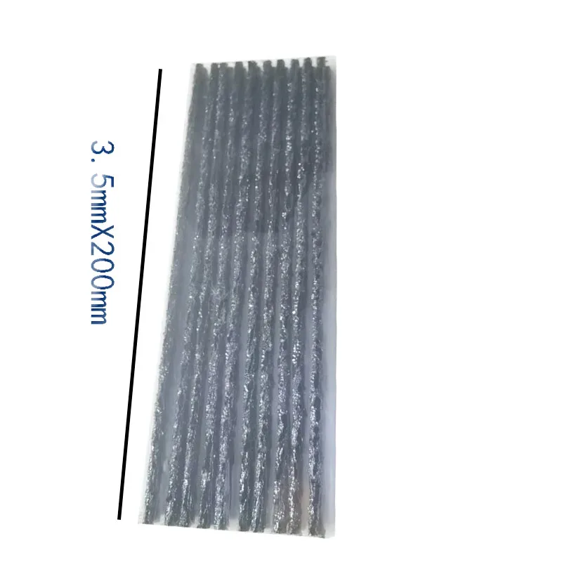 타이어 수리 고무 스트립, 타이어 수리 도구, 3.5mm * 200mm, 50 개