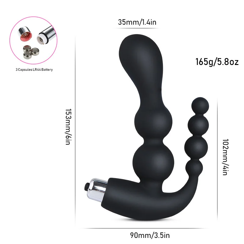 Anal Plug Dildo Vibrator Adult Sex Toys Prostate Massage Butt Plug Anus Pussy Masturbator for Men Women Prostate Stimulator