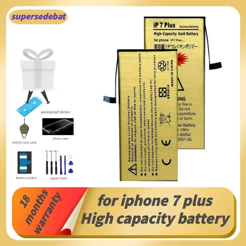 

Supersedebat for Iphone 7 Plus Battery Accumulator for IPhone 7 Plus for Iphone 7plus Lithium Battery By Mobile Phone Celulares
