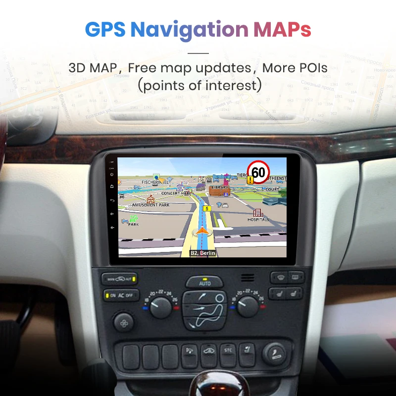Junsun V1 2G+32G Android 9.0 For Volvo S80 2004 2005 2006 Car Radio Multimedia Video Player Navigation GPS 2 din dvd