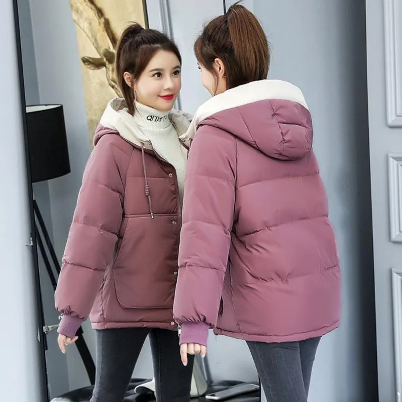 

Korean-style down Jacket Cotton-padded Clothes Women's Short Winter 2019 New Style Korean-style INS Cotton-padded Jacket Loose T