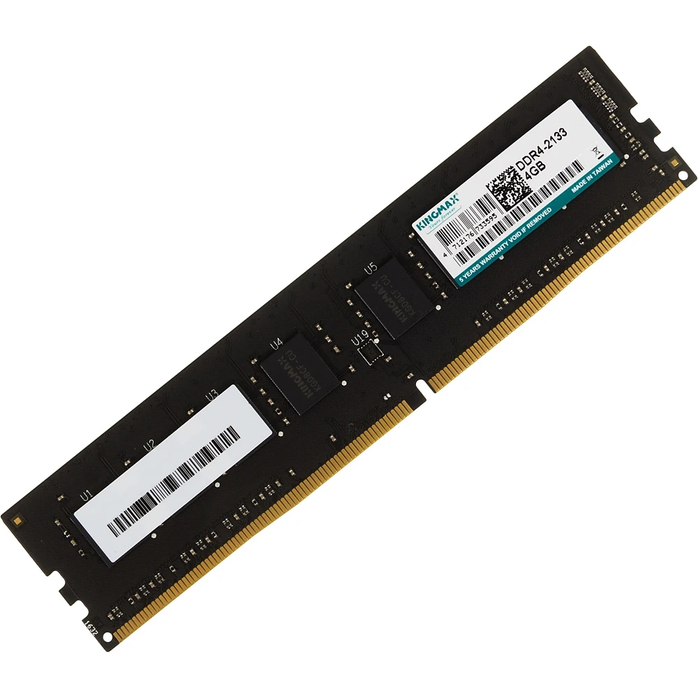 Память DDR4 4Gb 2133MHz Kingmax KM-LD4-2133-4GS RTL PC4-17000 CL15 DIMM 288-pin 1.2В
