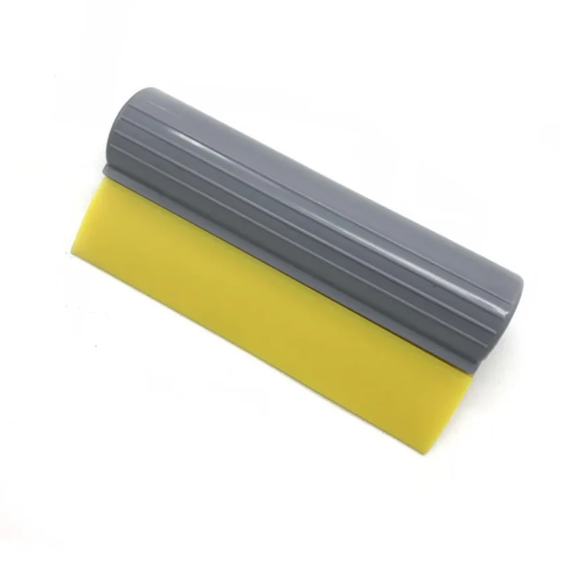 Цвет: желтый Стеклоочиститель для автомобильных окон, щетка для очистки воды, скребок для льда, силиконовый резиновый скребок с насадкой-трубкой, очиститель лобового стекла автомобиля, инструмент для бытовой очистки - Цвет: Цвет: желтый