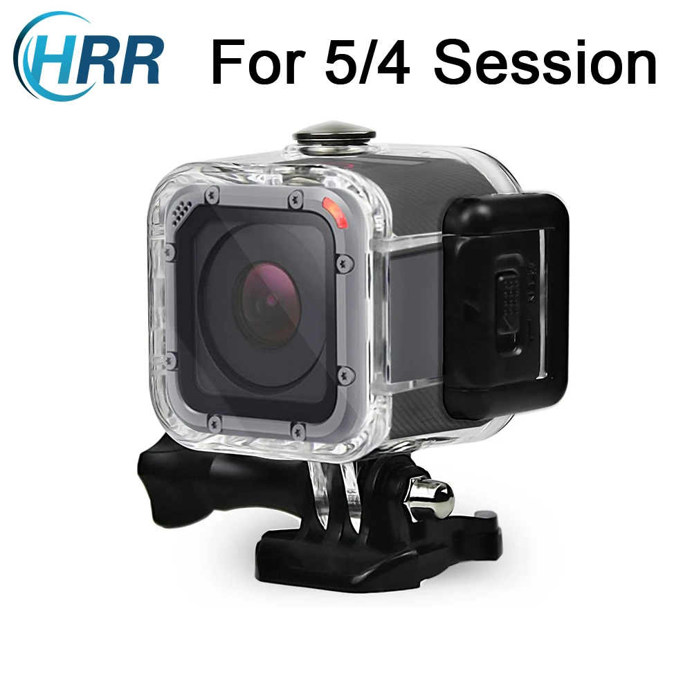 Funda impermeable para Hero 5 4 Session, carcasa protectora de con soporte, accesorios para Go Hero 5 Hero4, 60M|Carcasas para videocámara deportiva| - AliExpress