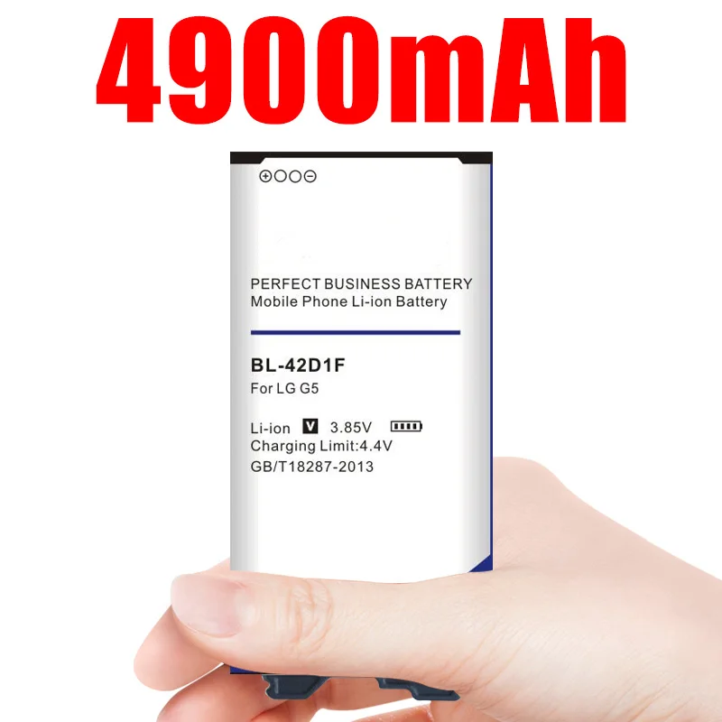 4900 мА/ч, BL-42D1F Батарея для LG G5 H850 H820 H830 H831 H840 H868 H860N H860 LS992 US992 F700L F700S F700k VS987