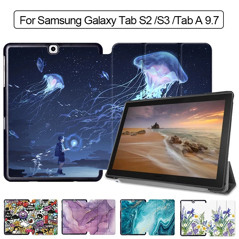 Custodia Mtt Per Samsung Galaxy Tab S2 S3 Custodia In Pelle Da 9.7 Pollici Flip Cover Per Samsung Galaxy Tab A 9.7 S2 Custodia Per Tablet Intelligente