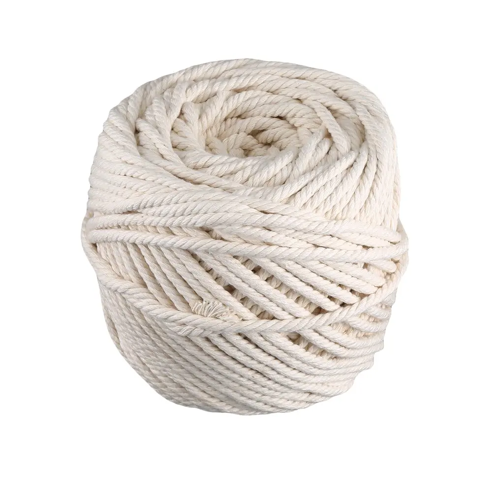 

Cotton Rope Binding Rope Diy Handmade Tapestry Braided Rope Beam Drawstring Natural Strength