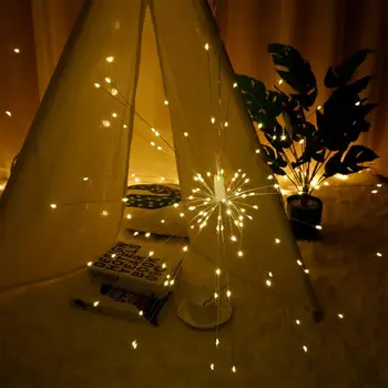 

8 variations Dandelion Firework Shaped Decorative Lamp Fairy Light Holiday Home Party Decor smart home new year goods christmas