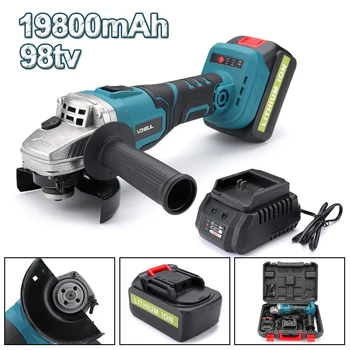 

Brushless Angle Grinder 100mm Rechargeable Battery Electric Angle Grinder Cordless Power Tool Cutting Grinding Machine