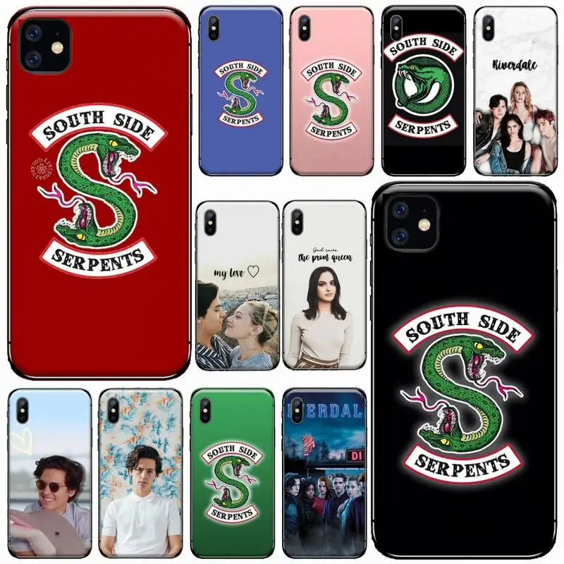 American TV Riverdale Southside Serpent Phone Cases for iPhone 11 12 pro XS MAX 8 7 6 6S Plus X ...