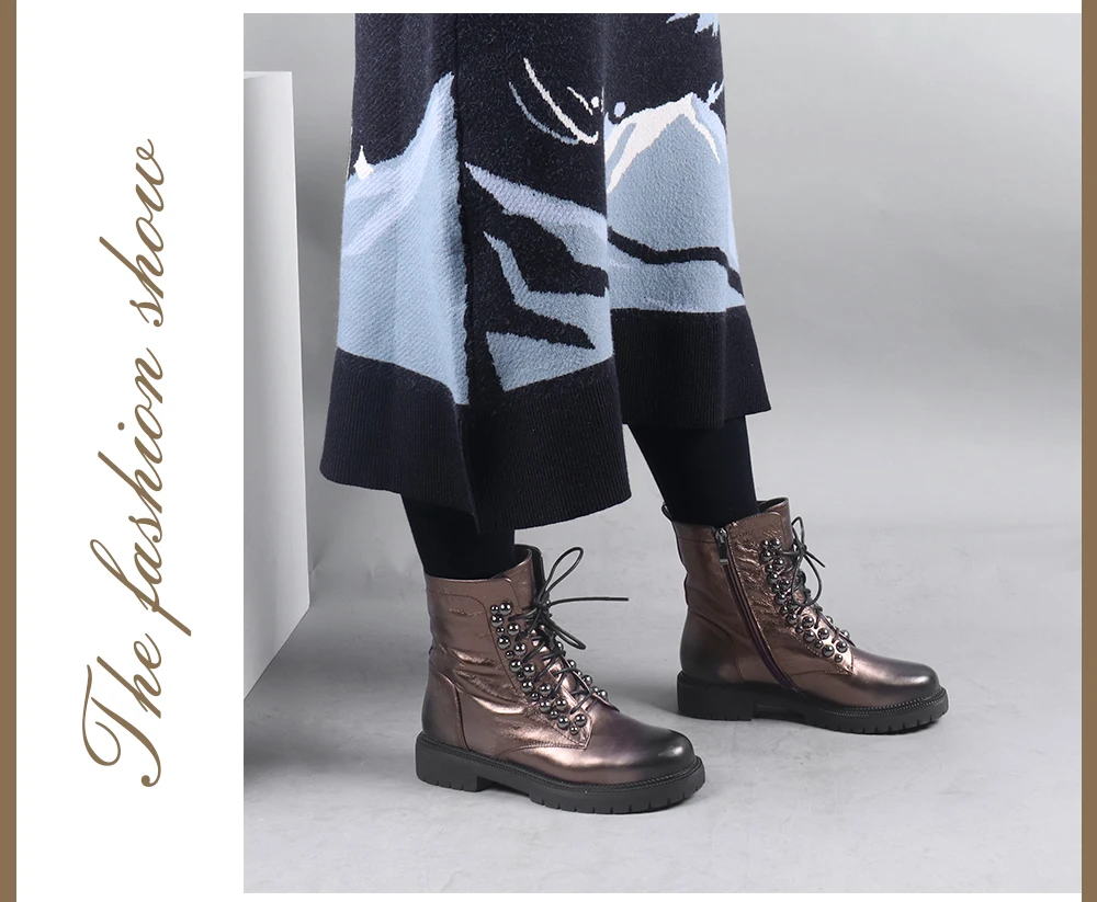 SOPHITINA/новые модные дизайнерские ботинки высокого качества из натуральной кожи на молнии; удобная обувь на квадратном каблуке; ботильоны; MC492