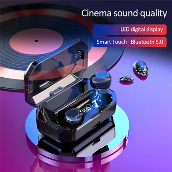 

G03 Bluetooth5.0 Earphones Wireless 6D Surround In-Ear Stereo Earbuds Waterproof Intelligent Noise-reduction
