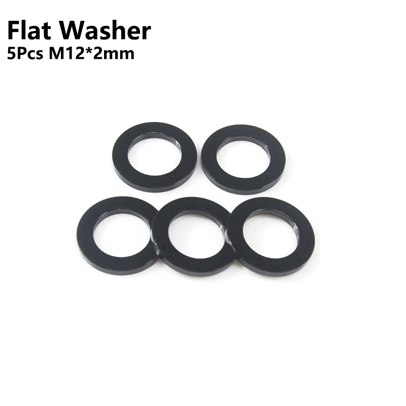 Bicycle Thru Axle Precision Washers - M12 Flat & Conical Collection