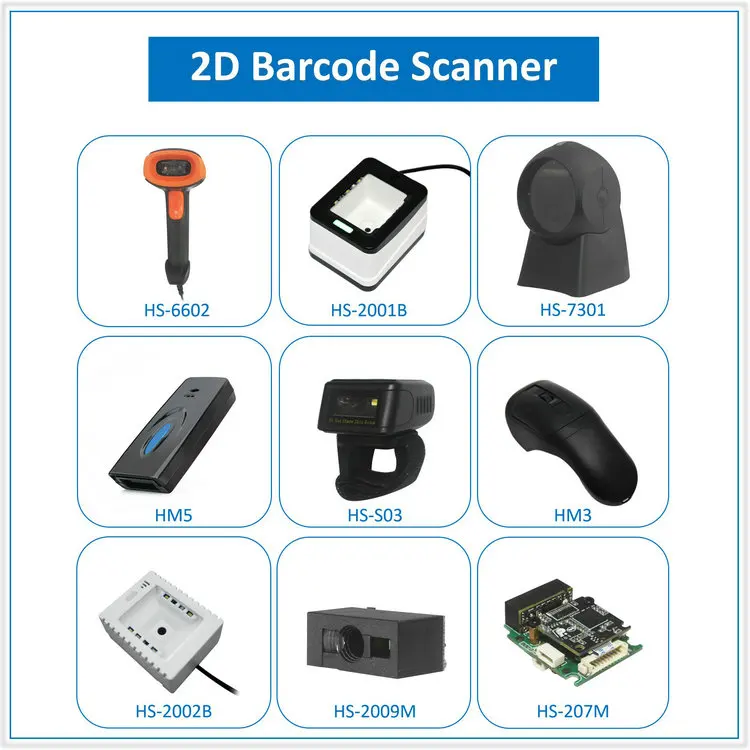 Wried PS/2 USB Safety Laser Handfree Barcode Scanner With Stand HS-6100S