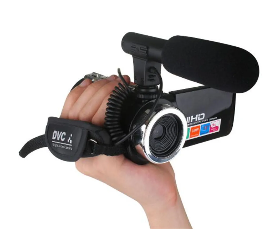 3,0 дюйма 24MP 1080P HD Цифровая камера 18x зум с микрофоном