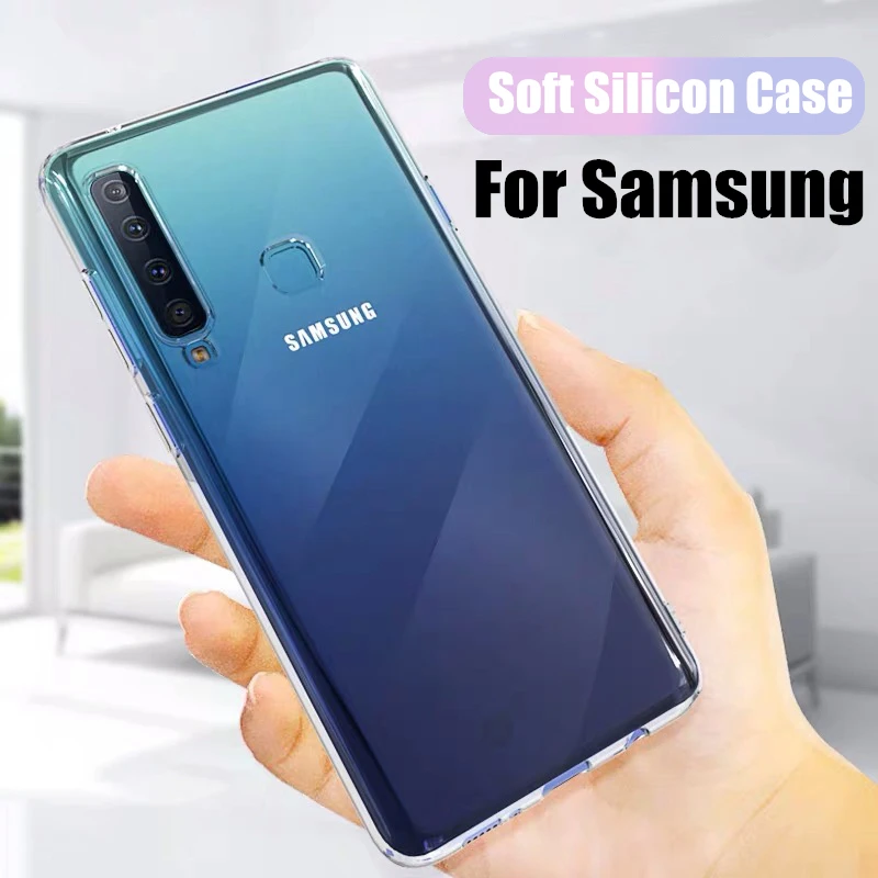 Ультратонкий прозрачный силиконовый чехол для телефона Samsung Galaxy M10 M20 A10 A20 A30 A50 A70