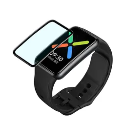 Premium Protective Film for Smartwatches - Full Clear TPU Soft Curved Cover, Anti - Scratch Guard (For OPPO Watch Free)