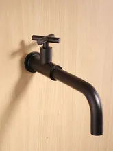 High quality all copper extended wall kitchen sink single cold faucet all copper laundry mop pool balcony single  faucet