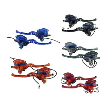 

One Pair 22mm Motorcycle lever Handle Hydraulic clutch Brake Pump Master Cylinder for ATV Dirt Pit Bike