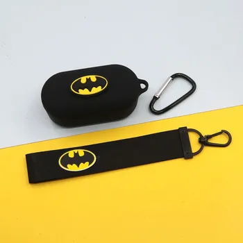 

Cool Silicone Case for QCY T5 T5s Protective Case Wireless Bluetooth Earphone Portable Headset Cover with Anti Lost Buckle