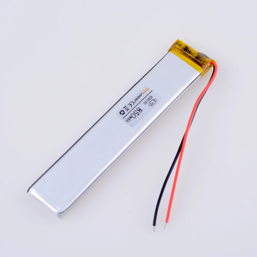 3.7V 850mAh 4020100 Rechargeable Lithium Li-ion Polymer Battery For 7 inch 8 inch 9inch Tablet PC