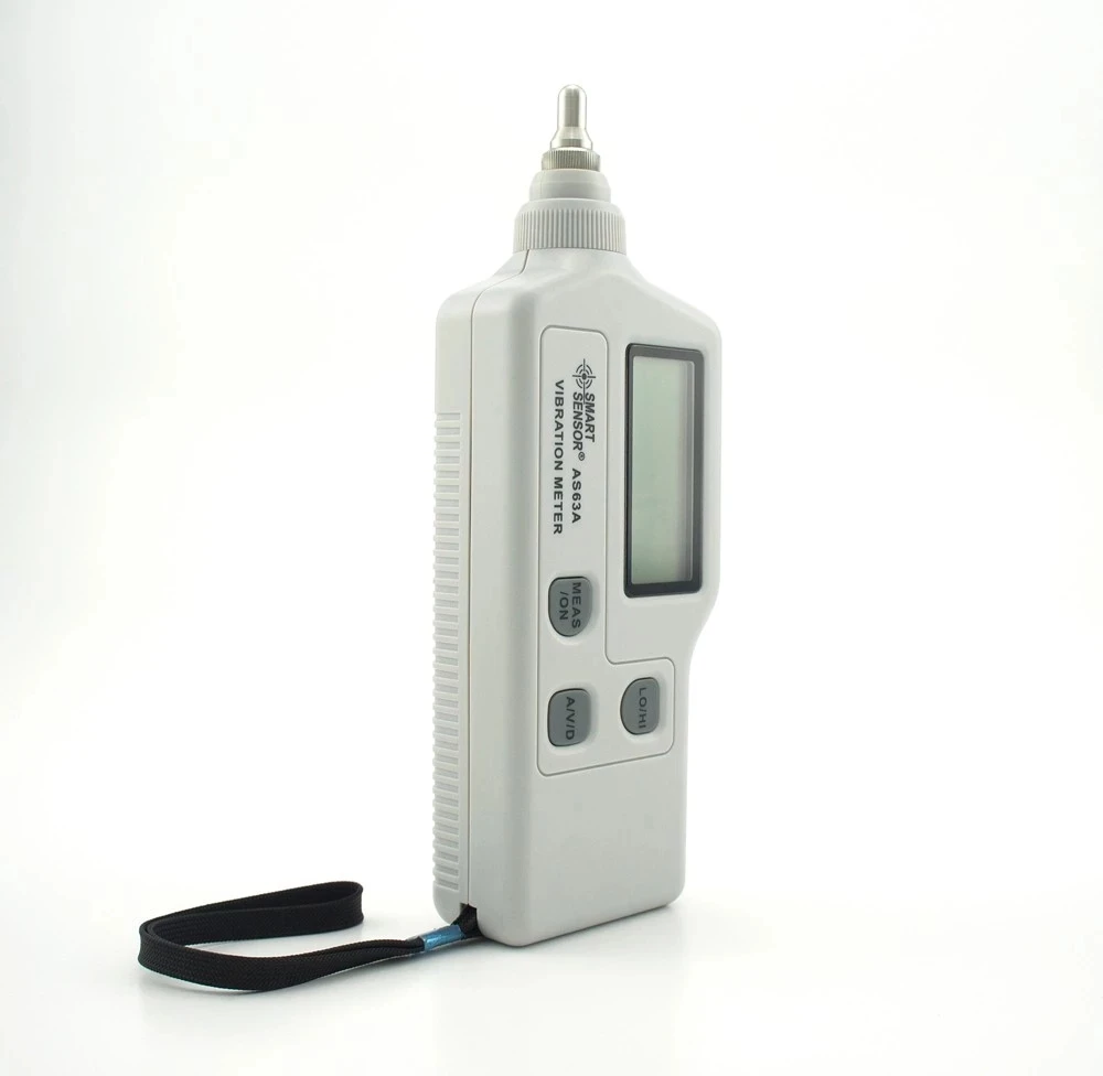 portable vibration meter Smart Sensor AS63A , acceleration / displacement / velocity Vibration measurer analyzer vibrometer 6