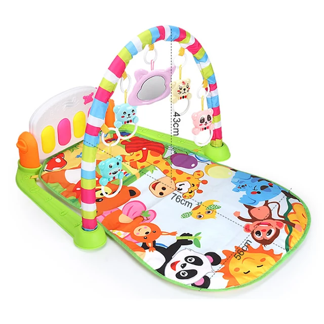 Baby Pedal piano for children Music piano Fitness frame toy Climbing mat Newborn musical instrument Appease piano WYW 4