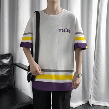 

Joint Summer Cotton Men Short sleeve Cotton T-shirts summer casual Simple t shirts