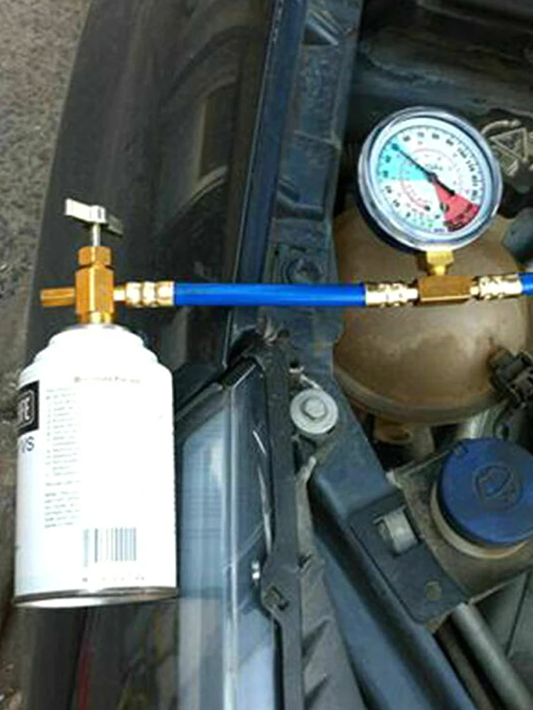 Kältemittel-Füllschlauch Mit Manometer – Für Auto-Klimaanlagen, Präzise Befüllung
