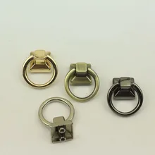 

4pcs ID18mm Ring Hanging Buckles Metal Bag Strap Side Clip Hook Chain Screw Rivet Nail Circle Connecting Buckle DIY Accessory