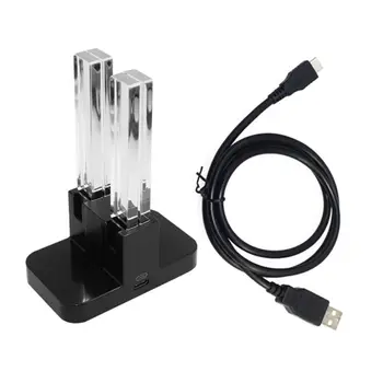 

NS Accessories JoyCon Controller Charging Dock Joystick Charger Stand Dual LED Charger for Nintend Switch Joy-Con Joystick
