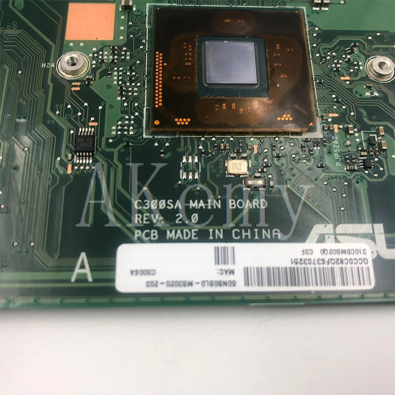 SAMXINNO C300SA для For Asus Chromebook C300S Laotop материнская плата W/N3060U 4 Гб ОЗУ 32 г SSD|Материнские