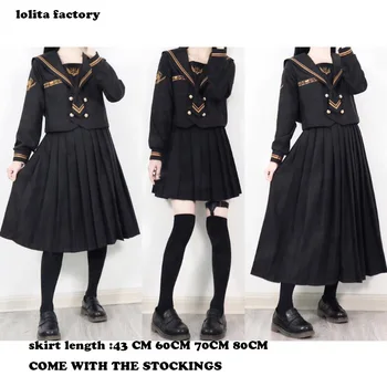 

Royal Admiral's Orthodox JK uniform,top student School Women Novelty Sailor Suits Yankee Girl cosplay Uniform